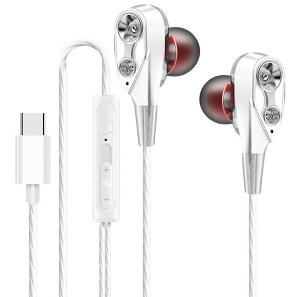 Sports USB-C Earbuds Wired with Microphone, Sweatproof Wrap Around Earphones With Over Ear Hook, in Ear Running Headphones: USB-C 1
