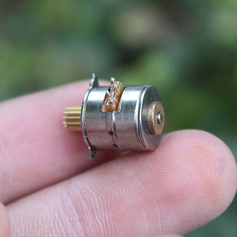 10 Stks/pak Mini 2-fase 4-draads Stappenmotor Miniatuur Stepper Met Versnelling Kleine Kleine Mini Motor Speelgoed Motor Diy