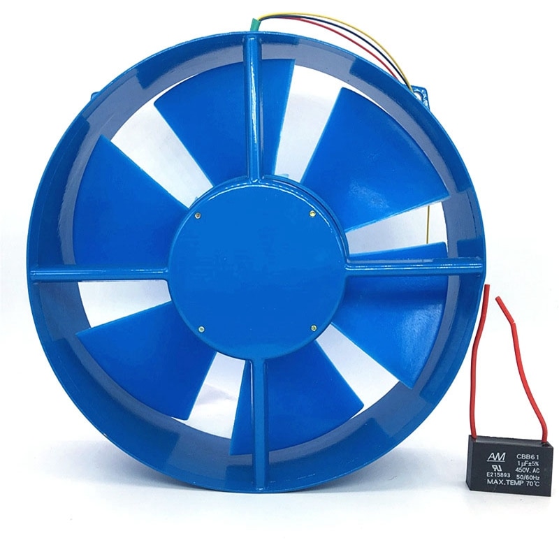 SANQ 200FZY2-D Single Flange AC 220V 65W Fan Axial Fan Blower Electric Box Cooling Fan Adjustable Wind Direction Low Noisy: Default Title