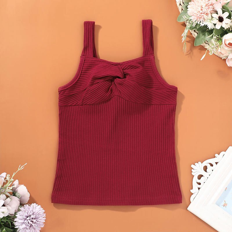 Kinderen Sling Top Meisje Sling Shirt: 5