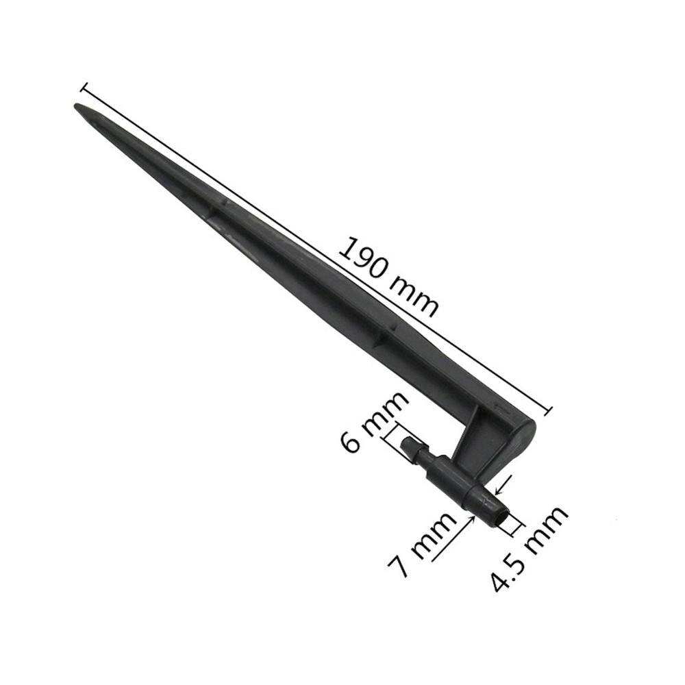 7,5mm Düsen Halterung Halfter Länge 19cm Garten Mikro Bewässerung Boden Stehen Sprinkler Boden Einsetzen Unterstützung 20Stck
