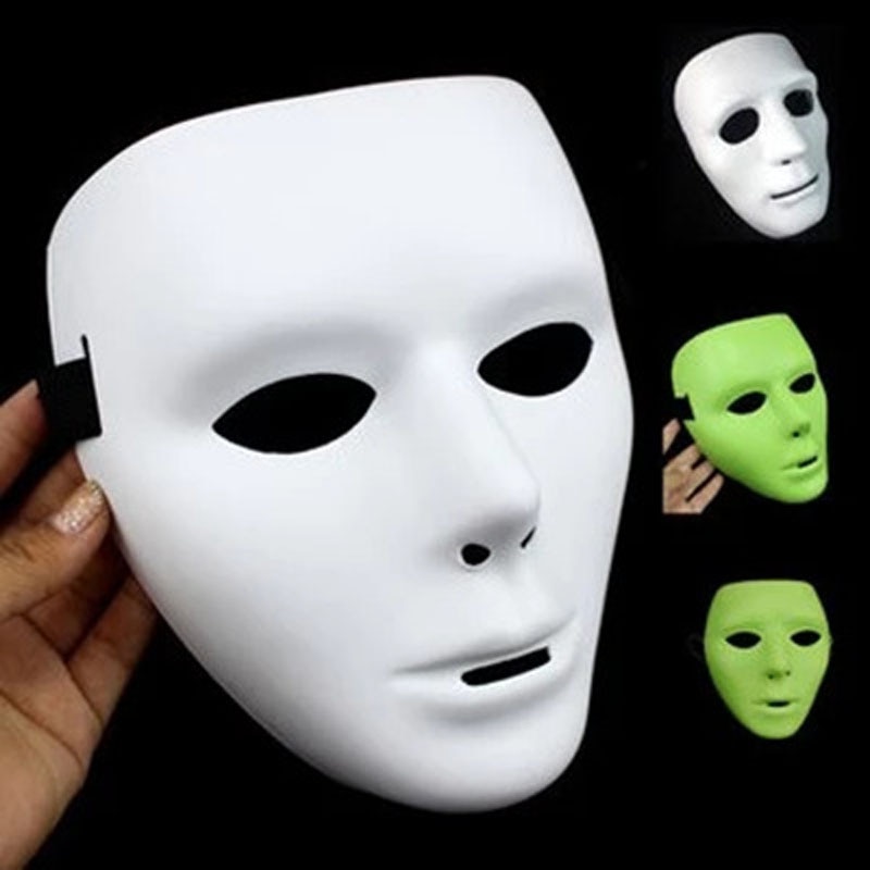 Plastic Full Face Jabbawockeez Dance Crew Costume Mask Party Halloween Props OCT998