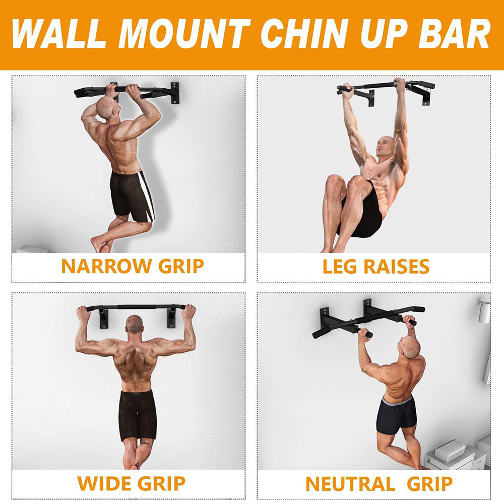 Interior barra horizontal pared barras paralelas ventaja de equipos de fitness adultos gravitacional hacia arriba barra doble ejercicio