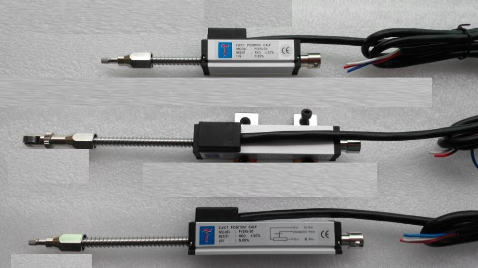 Potenciómetro de regla electrónica de Reajuste automático, muelle en miniatura, PY2FS-10, 25, 50, 75, 100