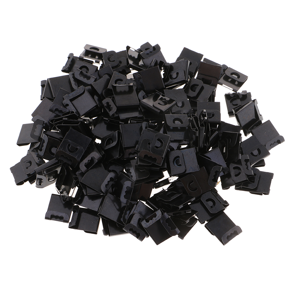 200 Stuks Zwart Fotolijst S Hangers Plastic Fotolijst Opknoping Haken Voor Foto, Schilderijen, art Ambachten Display Levert