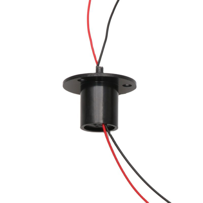 Anillo colector eléctrico Micro giratorio de 2/4/6/8/12/18 canales 2A de diámetro 12,5mm para modelo de excavadora RC DIY PTZ Gimbal: Blanco
