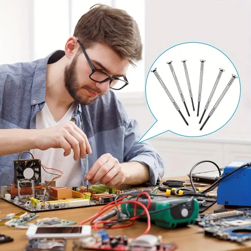 11 Stuks Mini Precisie Schroevendraaier Set, Kleine Schroevendraaier Set Voor Elektronica, Speelgoed, Computer, Horloge Reparatie, Upgrade Rode Doos Stoer