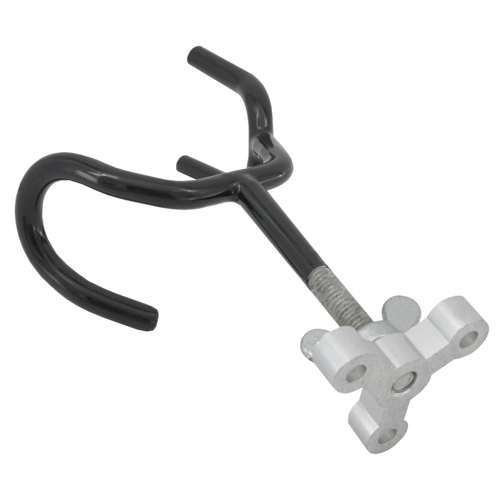 2PCS Boat Fishing Pole Holders Steel 20 Degree PVC Coated Steel Wire Fishing Pole Holders Angle Rod Holders with Mounting Base