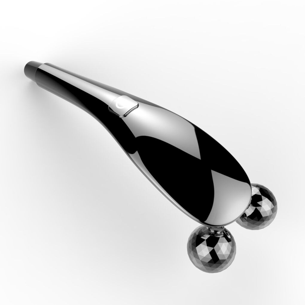 3 Modes Spa Bad Douchekop Dubbele Bal Masseren Regendouche Badkamer Hardware Plastic Handheld Spuit Massager Nozzl