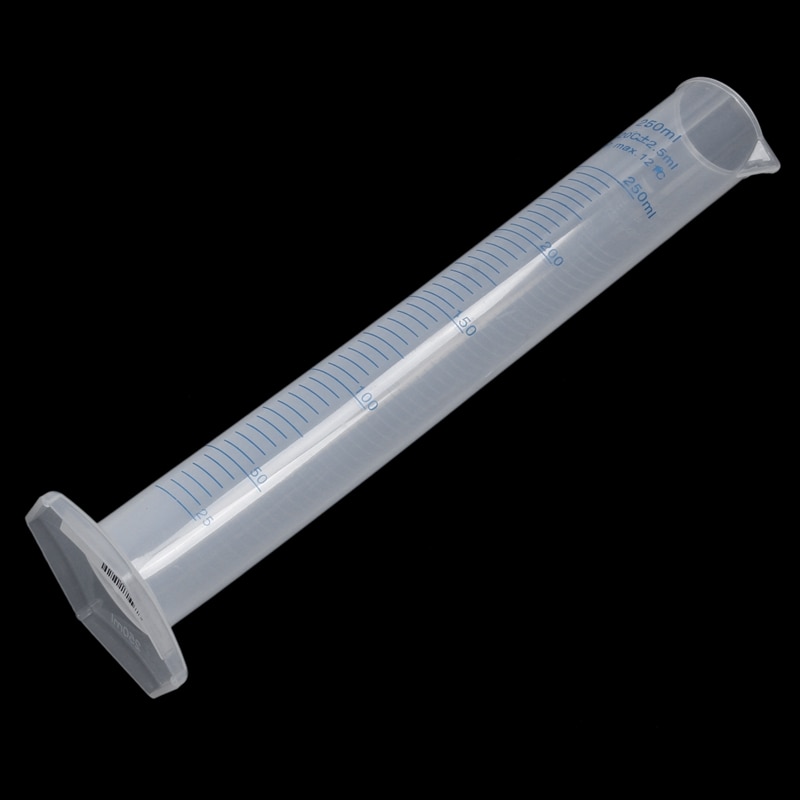 Cylinder height 31.5 cm cup plastic, 250 ml liquid measurement