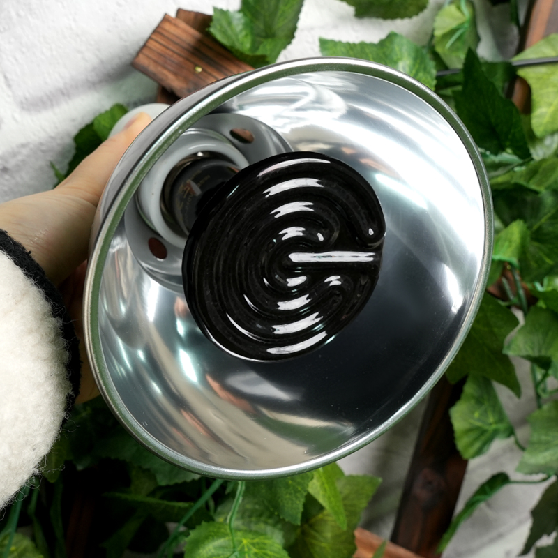 1 Stücke 75mm/45mm Reptil Haustier Keramik Heizlampe Kein Licht Ferninfrarot Heizlampe Schildkröte Schlange Eidechse Haustier KüKen Lampe 220-240v