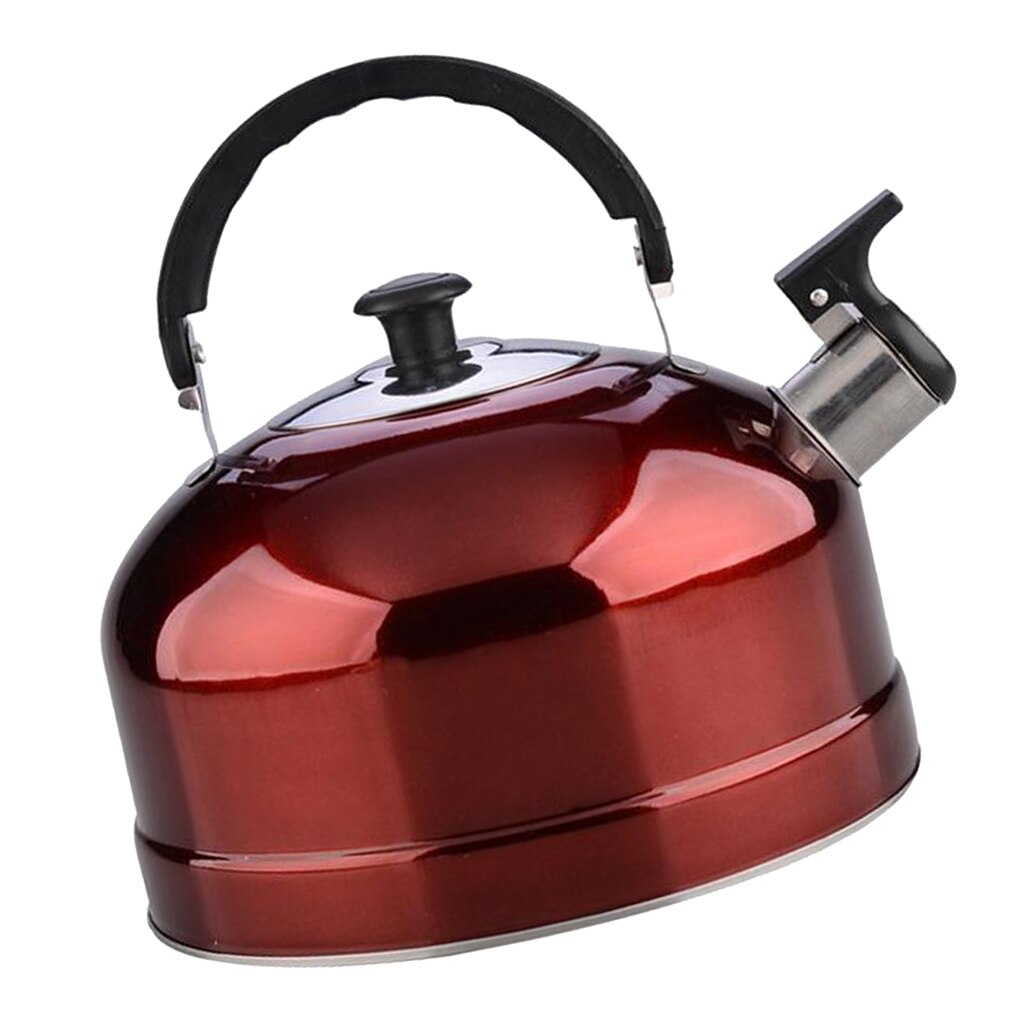 Tetera silbante de acero inoxidable, cafetera de agua rápida para hervir, tetera silbante de 4L, hervidor de té, hervidores de cocina para acampar