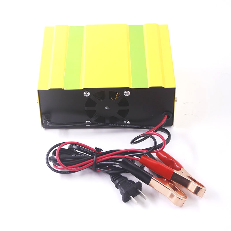 12V 24V Smart Car Motor Battery Charger 12 Volt Li-ion Lithium Batterie Intelligent Power Charge Automatic Charging 8A 10A 100AH