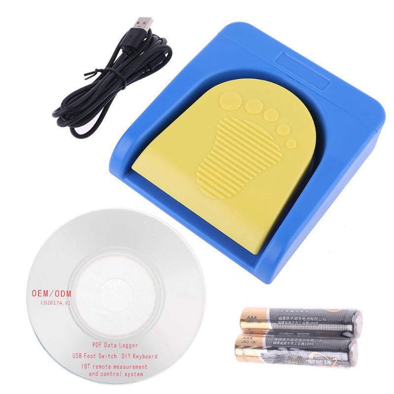 Bluetooth Single Foot Switch Wireless Usb Wired Action Pedal Control Computer