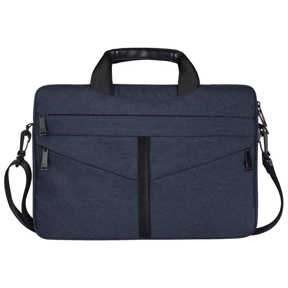 Universal Laptop Bag 13 14 15 inch Notebook Bag Laptop Messenger Computer Shoulder Bag Briefcase Case Cover for Macbook HP DELL: Navy / 14.1-inch