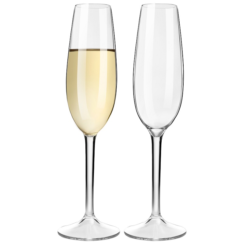 MICHLEY-Juego de copas de champán irrompibles, copa de vino espumoso de plástico Tritan para boda, , Picnic, Barware, 2/4 Uds.: Beige