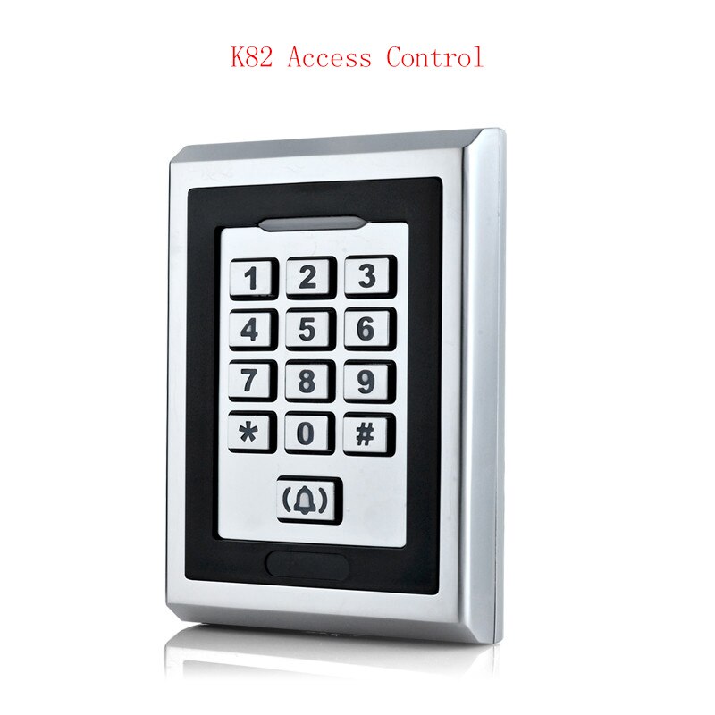 K81 ~ k88 ip 65 waterdichte metalen toegangscontrolesysteem rfid 125 khz kaart met 8000 gebruikerskaart voor beveiligingssysteem met deurslot: K82