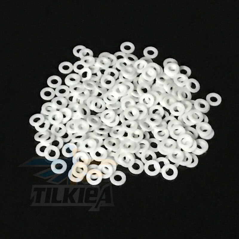 10pcs RC Boat Plastic Spacer Gasket Sleeve Plastic Spacer Gasket Sleeve High Toughness 3/3.18/4/4.76/5/6.35mm Spacer Gasket