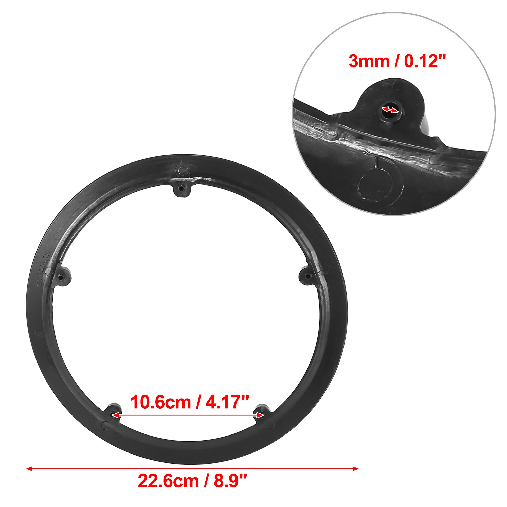 Uxcell-Juego de bielas para bicicleta, Protector de rueda de cadena de manivela, cubierta de anillo, protección protector bielas mtb 40T42T 46T 48T 52T4/5 agujeros: Caqui oscuro