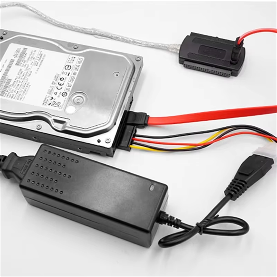 Interfejs USB robić podłączenia dysków twardych 2,5 i 3,5 cala IDE i SATA, adapter konwerter USB 2.0 na IDE SATA S-ATA HDD