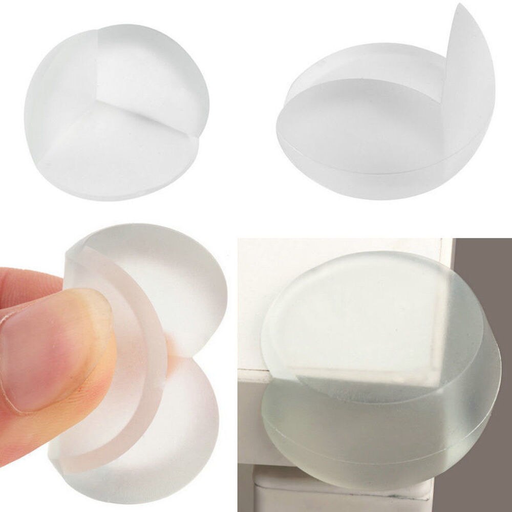 10Pcs Veiligheid Siliconen Protector De Hoek Edge Protection Cover Kinderen Anticollision Guards