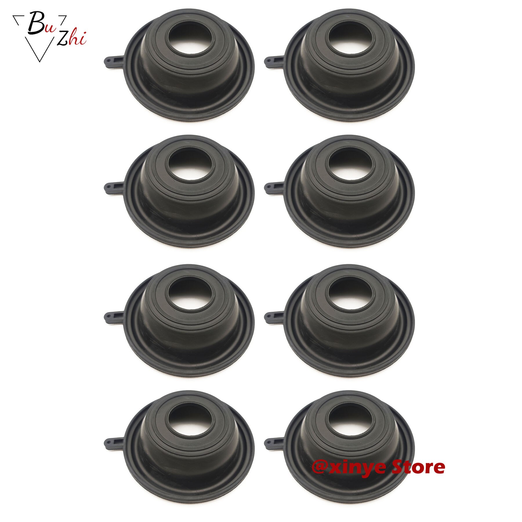 Carburetor Plunger Vacuum diaphragm for Kawasaki ZXR250 ZXR400 ZZR400 ZX4 ZXR ZZR 250 400: 8pcs