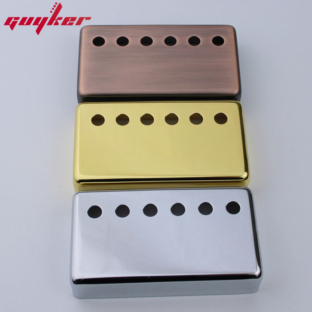 1 Juego de cubiertas para pastilla de guitarra Humbucker, Material Cuproníquel para piezas de guitarra LP 50 52MM