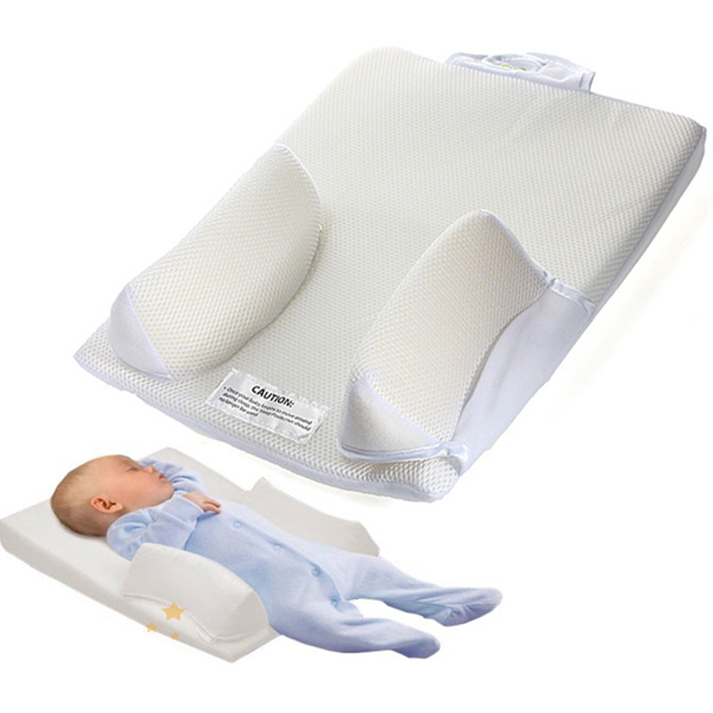 Nyfødt baby spædbarn søvnpositioner baby sikker anti-roll søvn forhindrer flad hovedform anti-sving over anti-hævende mælkepude