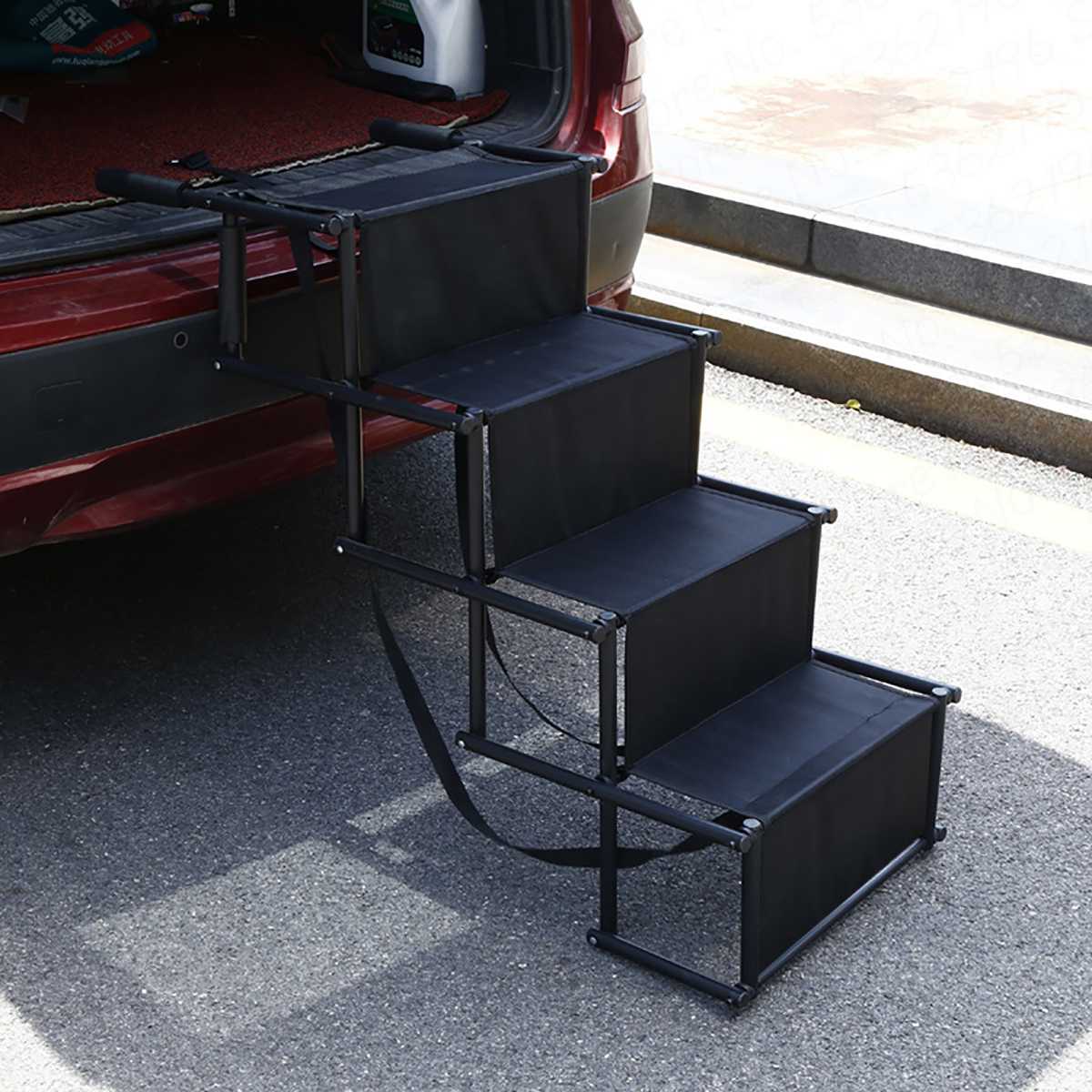 Escalera plegable portátil para perros de compañía, escalones de coche para cachorros, rampa de escalera plegable para mascotas, para camiones, suministros para mascotas, escalera para perros