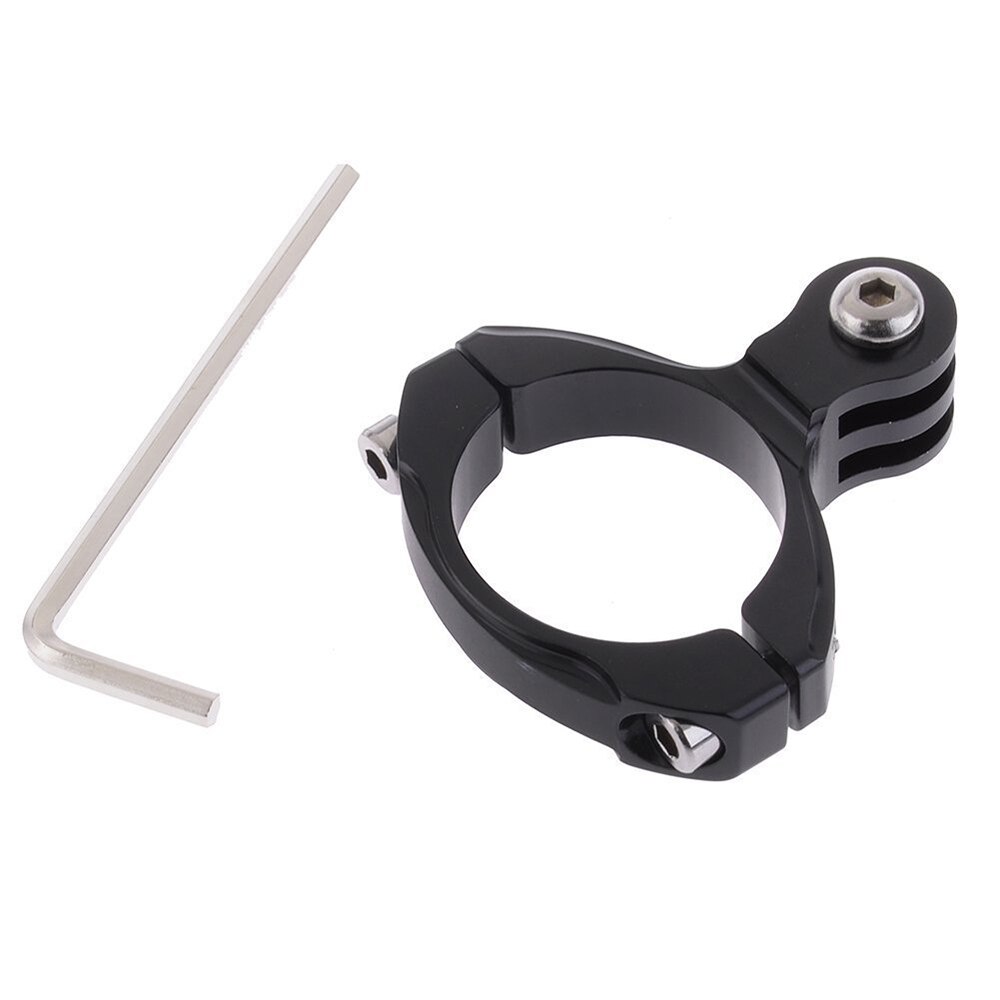 Tija de sillín para Gopro Hero 7, 6, 5, 4, SJCAM Yi, 4K, Eken, soporte de aluminio para manillar de bicicleta, Cámara de Acción