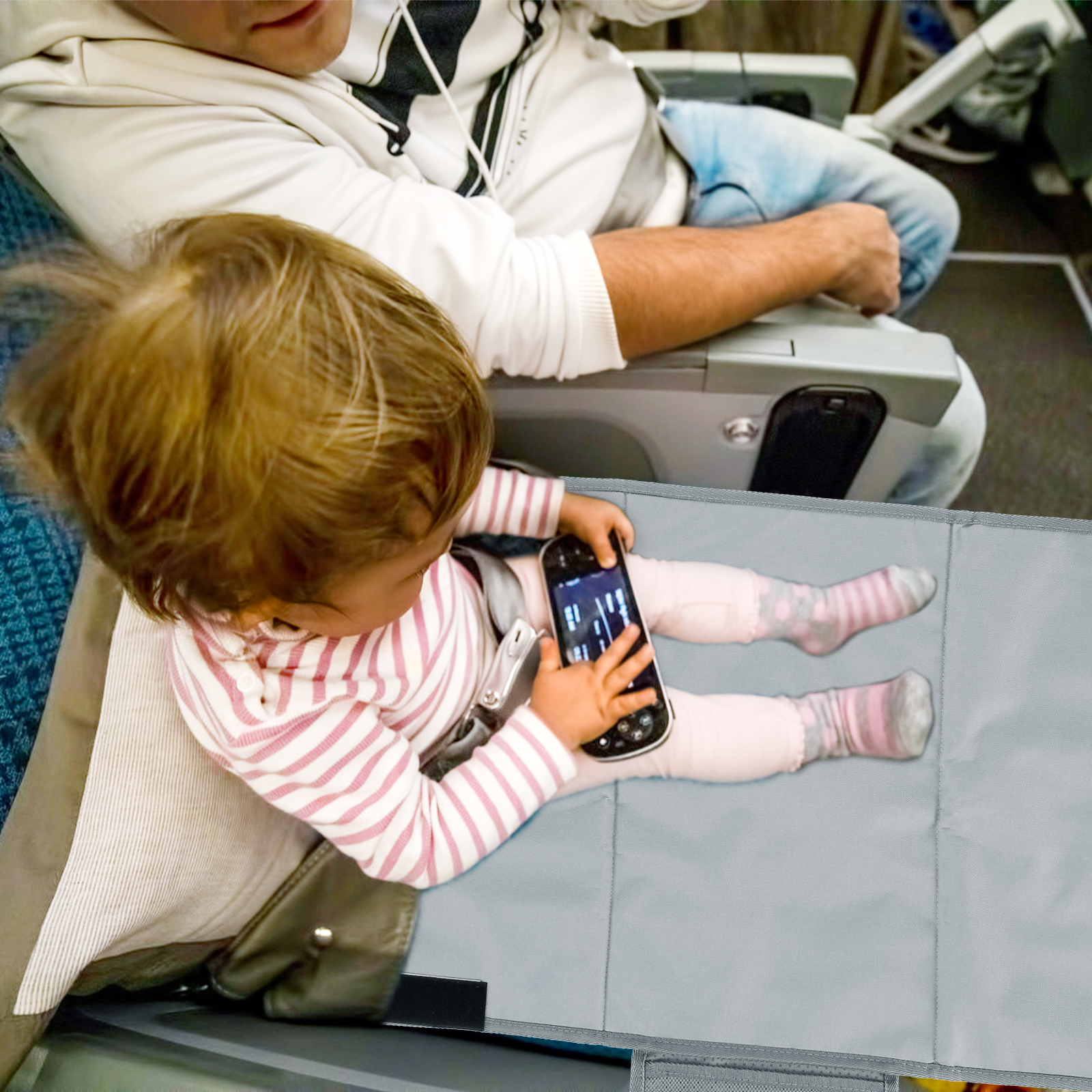 freundlicher Flugzeug Bett Atmungsaktive freundlicher Flugzeug Sitz Verlängerung Tragbare Flugzeuge Fuß Rest Reise wesentliche Flugzeug Fuß Hängematte