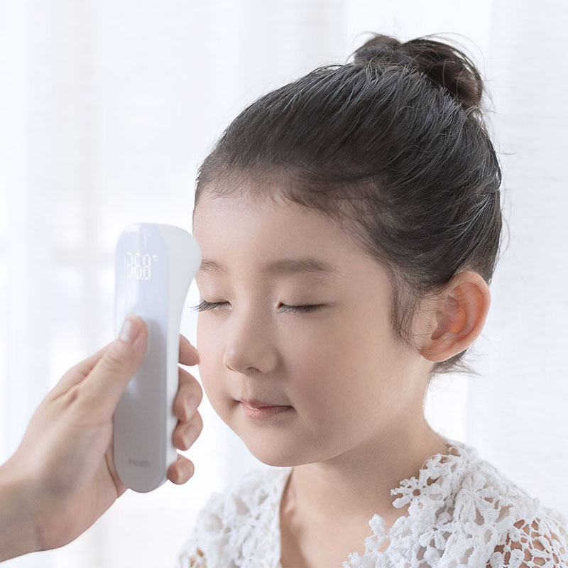 Original Xiaomi Mijia iHealth Thermometer LED Non Contact Digital Infrared Forehead Body Thermometer for Baby Kids Adults Elders