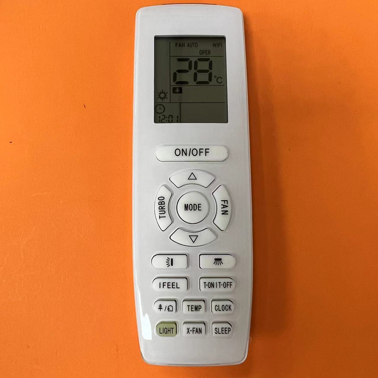 Yap1f Ac Afstandsbediening Voor Gree Airconditioner A/C Afstandsbediening Yb1f2 Yb1fa Vervanging Fernbedienung: WHITE