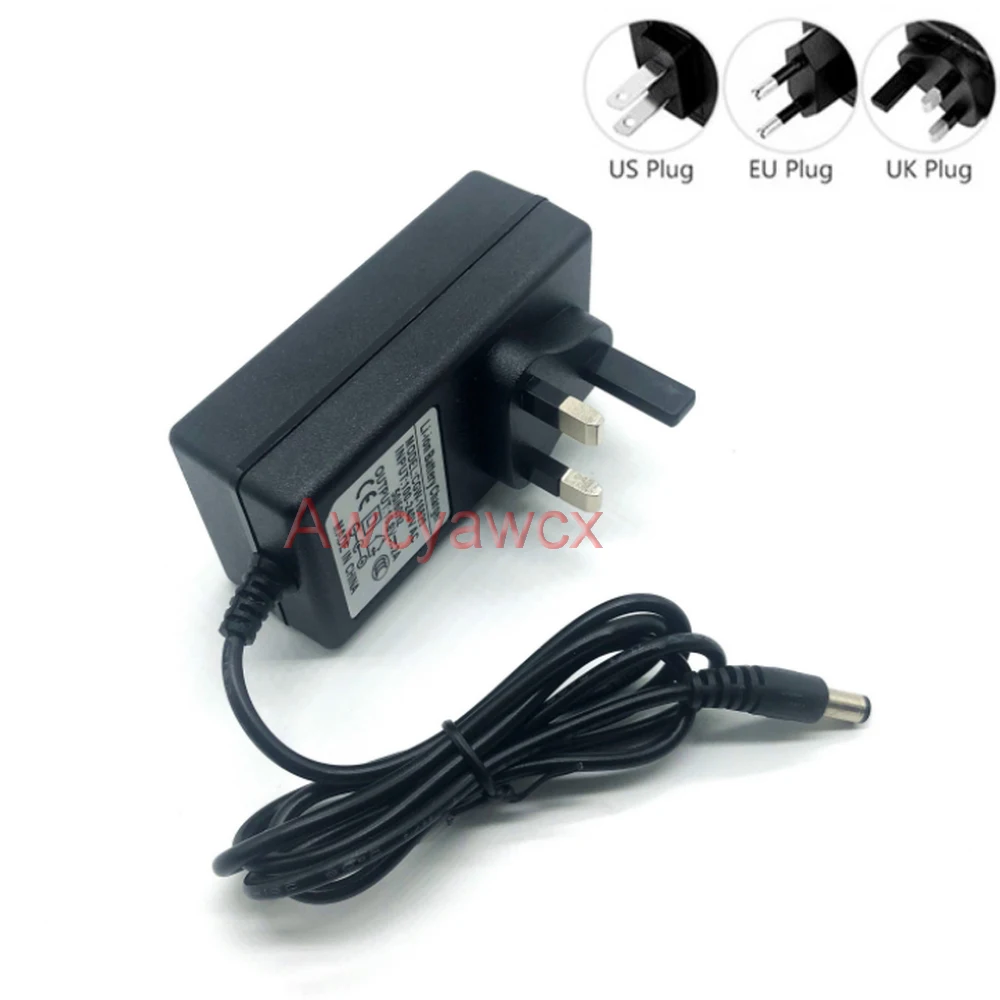 25V 26V 26,5V 27V 28V 0,5A 500mA 1A AC DC Adapter Ladegerät kabelloser Staubsauger 22,2V 21,9V 21,6V Li-Ion LiPo Batterieleistung UK