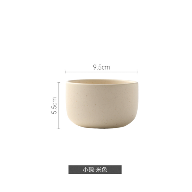 Bandeja de cubiertos de Color sólido, placa de cerámica, utensilios de cocina, juego de vajilla, decoración de pared, cuenco doméstico: White Bowl