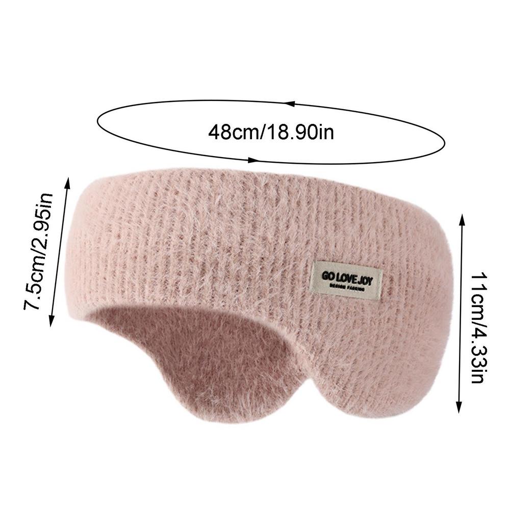 Lydisolerede ørekopper til at sove i, unisex ørevarmer, vinterpandebånd, skiøreværn, ørepropper, pandebånd, hårbånd, øjenbandage: Blå