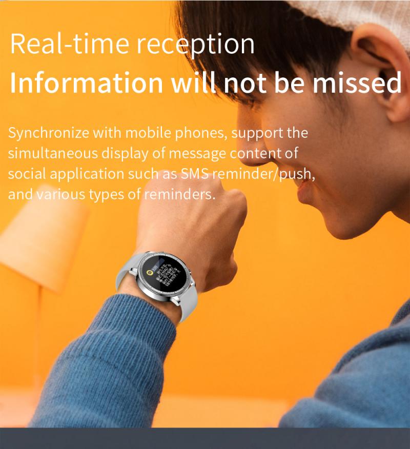 V23 Smart Watch Full Touch Screen IP67 Waterproof Heart Rate Blood Monitor For IOS Android Sport Smart Watch