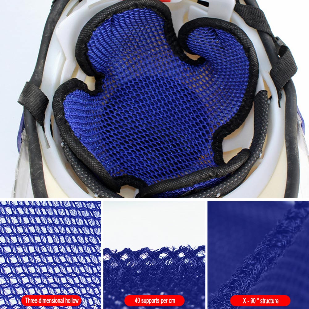 4 Colors Motorcycle Vehicle Helmet Padding Motorcycle Safety Protection Hat Cap Inner 3D Air Mesh Microfiber Helmet Cooling Pad
