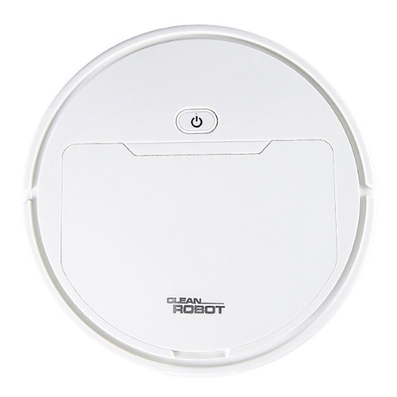 Robô aspirador de pó cross-border pequeno eletrodomésticos carregamento máquina de limpeza automático aspirador de pó inteligente vassoura: white
