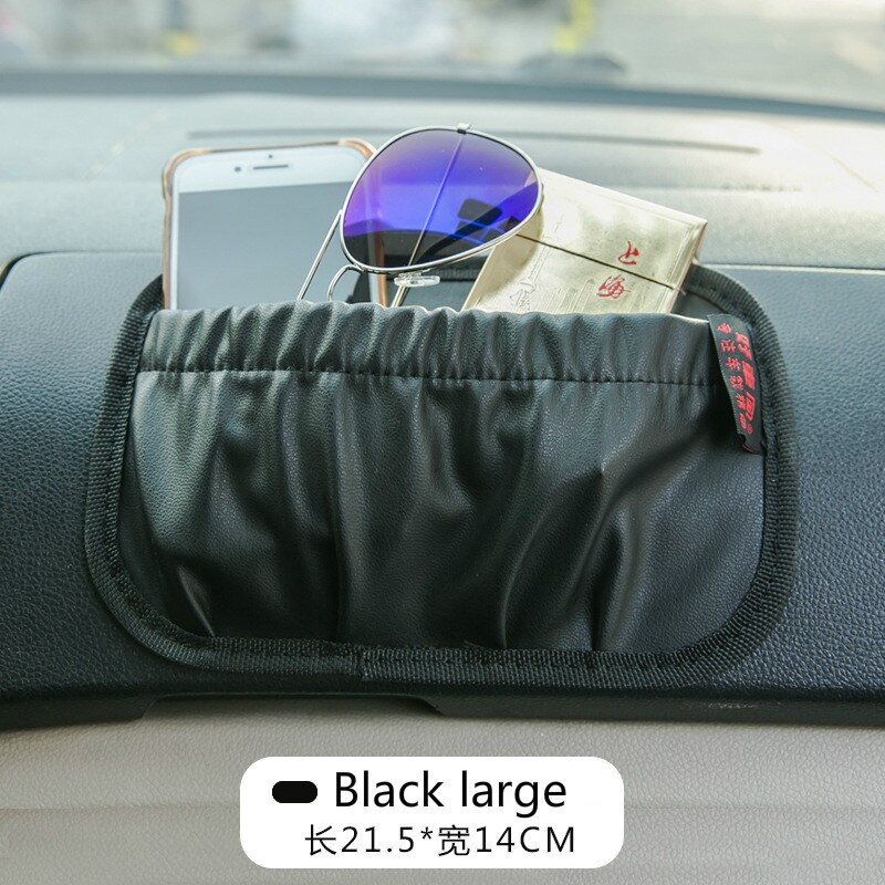 Car styling organizer leather storage box Multi-function car debris storage bag dashboard Seat phone Wallet storage bag