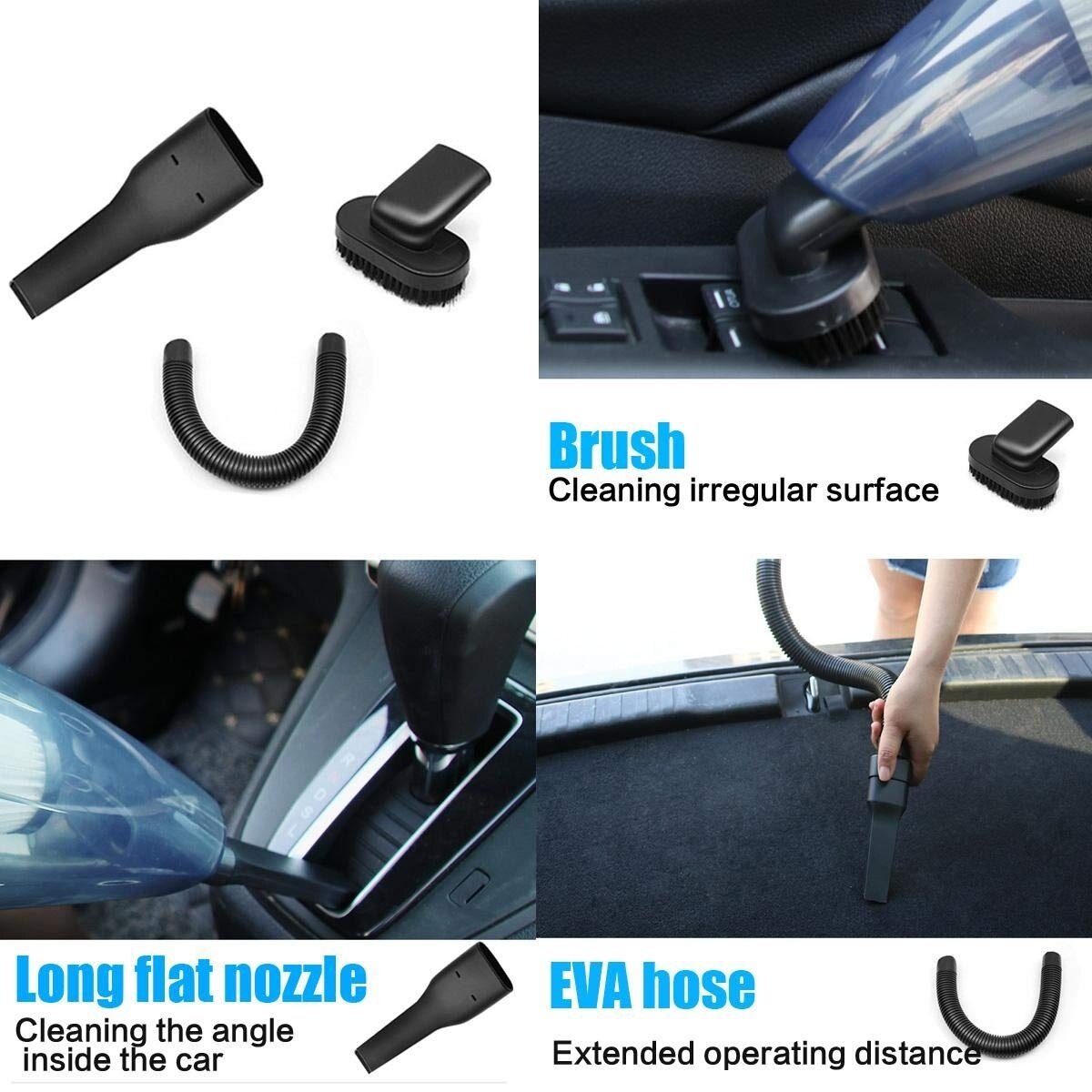 12V 120W Wireless Car Vacuum Cleaner Wet Dry Dual Use Cordless 6500PA Suction power Portable HandHeld For Home Car Use