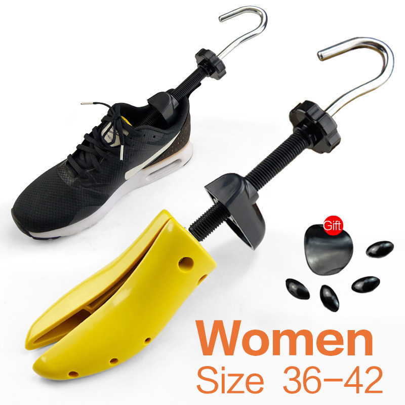1 PC Expanding Shoes Tree Shoe Support Device For Men And Women Tree High-grade Plastic Shoe Tree Shaper Expander: Brown