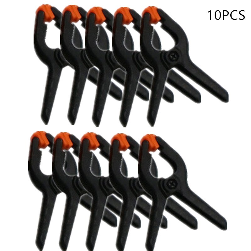 1/5/10PCS Hard Plastic A-shape Woodworking Clip Hand Screw Clamp Fixing Clamp Pinch Cock Micro Spring Clamps Set DIY Tools Grip