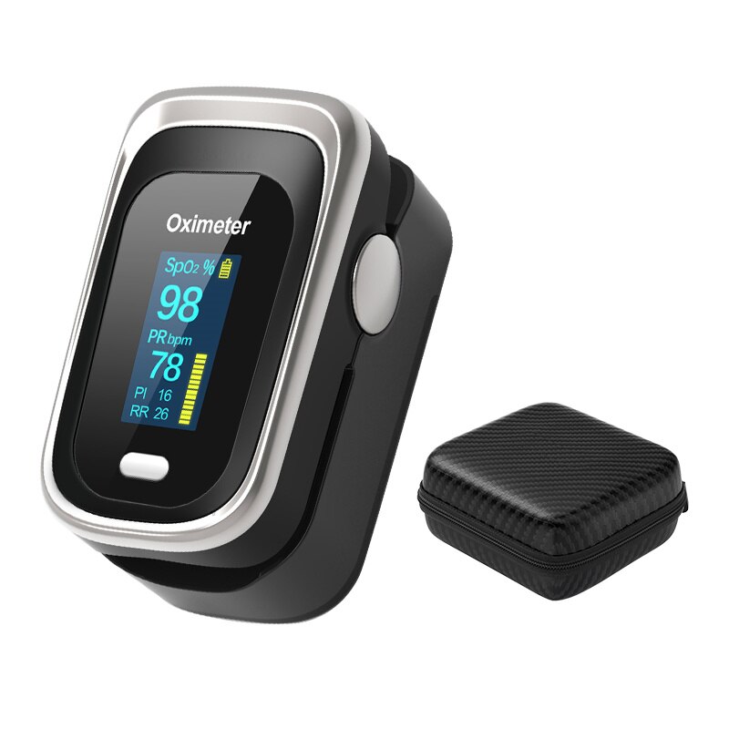 Professionele Pulsoximeter SPO2 Pr Pi Rr Hartslagmeter Oled Vinger Oximeter Draagbare Bloedzuurstofverzadiging Pulse Meter saturatiemeter vinger zuurstofmeter hartslagmeter pulsoxymeter: 2001-A-ZH