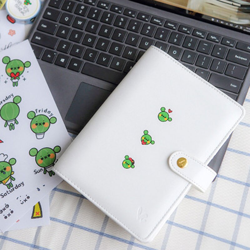 Lovedoki 2020 Dokibook Notebook di Colore Della Caramella Della Copertura A6 Loose-Leaf Tempo Planner Organizer Serie Diario di Appunti del Personale