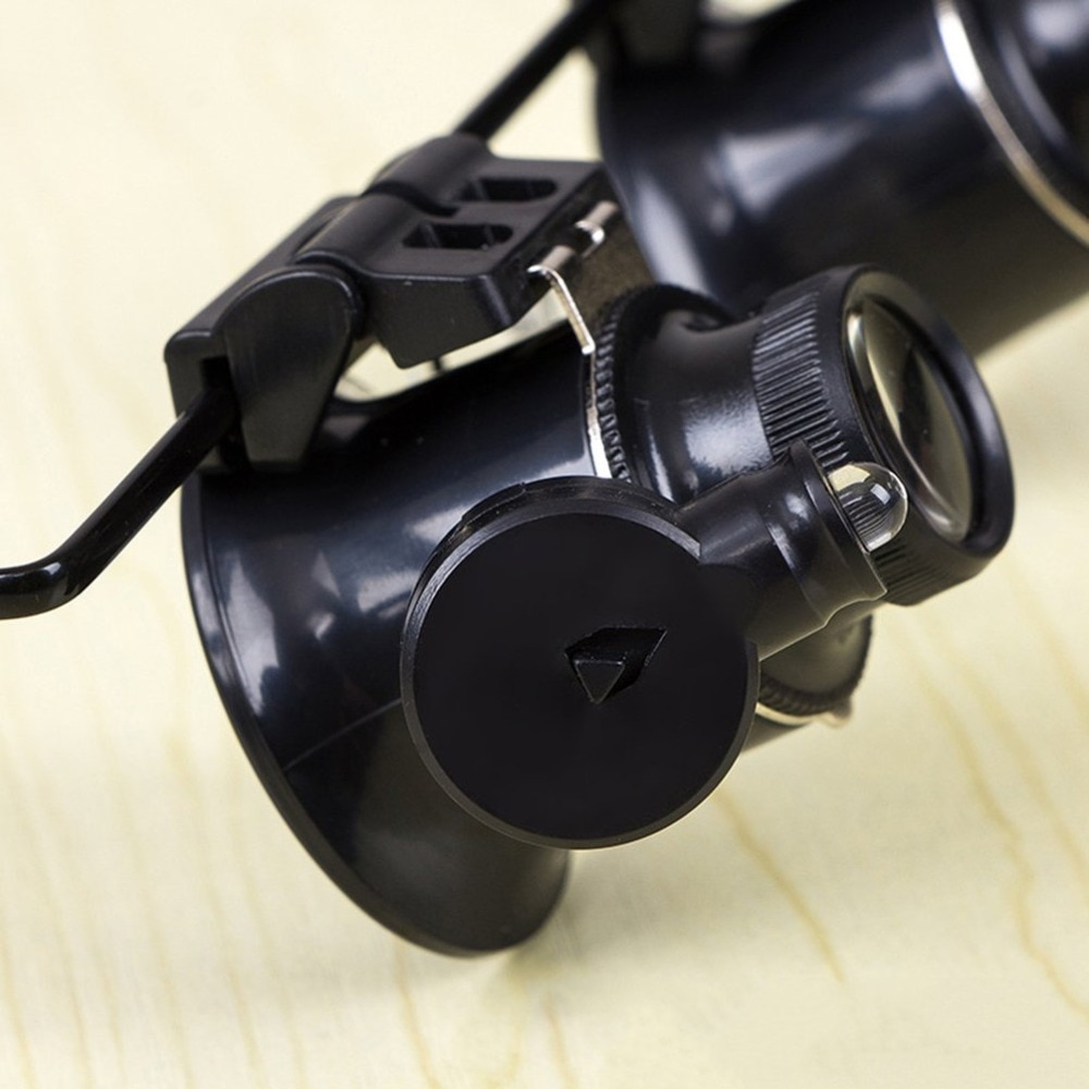 LED Vergrootglas Bril Vergrootglas Mini Loupe Lens Vergrootglas Glas Met Led Light Horloge Juwelier Microscoop