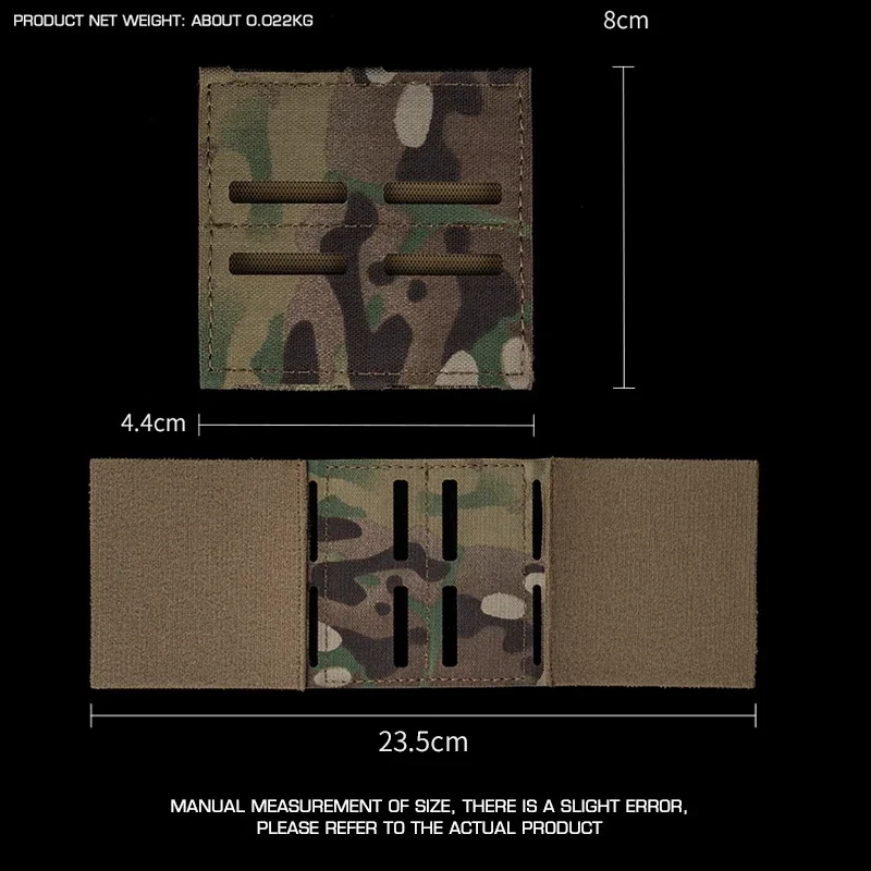 Magazine Pouch Knives Insert System Belt Molle Adapter Removable Molle Panels Double Rows Girdle Panel Molle Bag