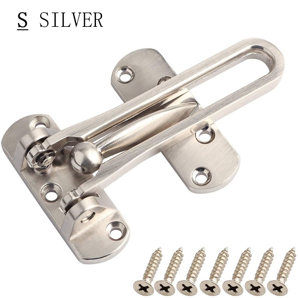 Deurslot voor thuisbeveiliging voordeursloten voor kinderen huisversterkingsslot voor draaideuren dikke, massieve aluminiumlegering satijn