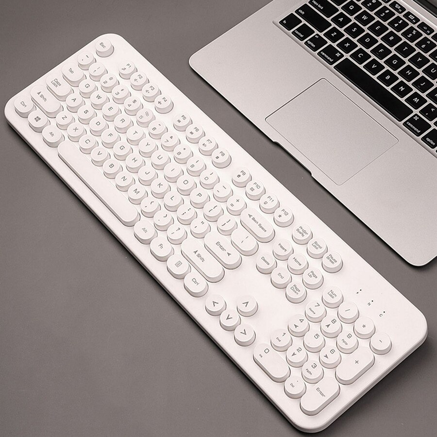 2.4G Wireless Keyboard and Mouse Protable Mini Keyboard Mouse Combo Set For Notebook Laptop Mac Desktop PC Computer