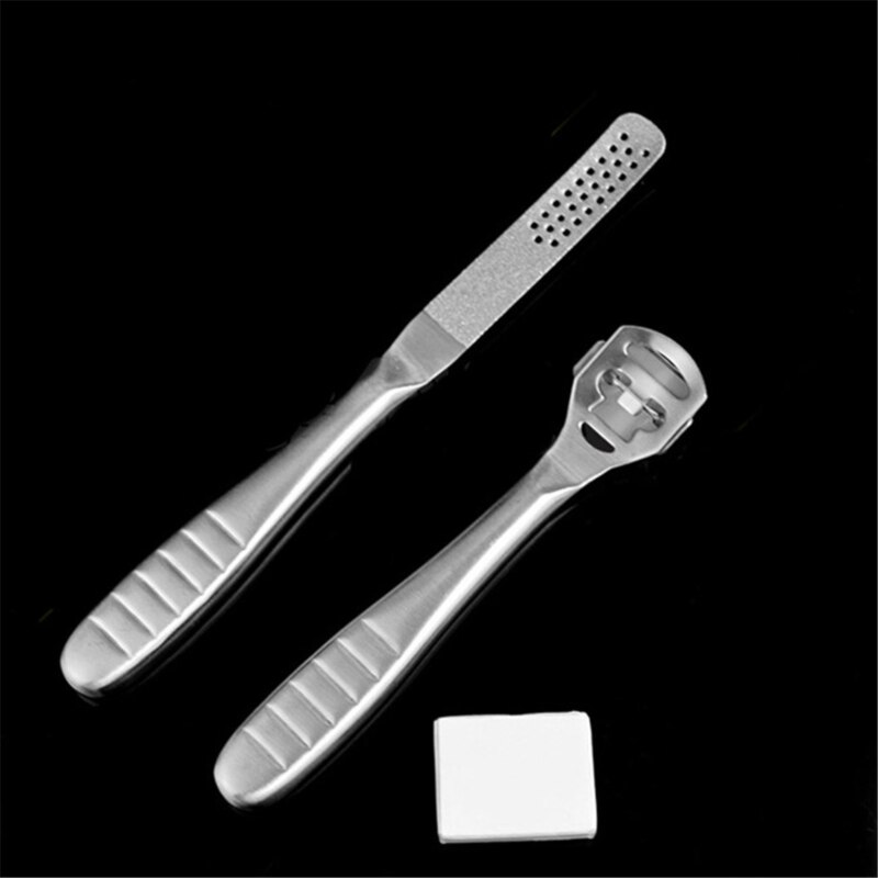 Foot Callus Shaver Heel Hard Skin Remover Hand Feet Pedicure Razor Tool Shavers Stainless Steel Handle Foot Care Tool